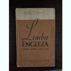 Alcalay Valeria Limba Engleza manual pentru clasa a IX-a (1960)