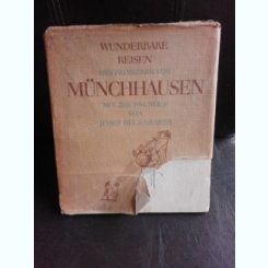 Aventurile Baronului Munchhausen, carte in limba germana