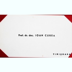 CARTE DE VIZITA A PROF.DR.DOC. IOAN CUREA