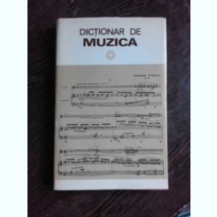 DICTIONAR DE MUZICA- IOSIV SAVA SI LUMINITA VARTOLOMEI, BUC. 1979