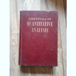 Essentials of Quantitative analysis - A.A. Benedetti Pichler  (text in limba engleza)