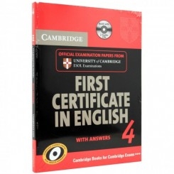 FIRST CERTIFICATE IN ENGLISH 4, WITH ANSWERS  (CONTINE 2 CD-URI AUDIO)