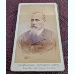 Fotografie barbat, 1909, tip CDV