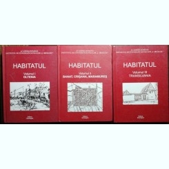 HABITATUL COLECTIE 3 VOLUME - ACADEMIA ROMANA /INSTITUTUL DE ETNOGRAFIE SI FOLCLOR .C. BRAILOIU