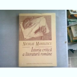 ISTORIA CRITICA A LITERATURII ROMANE 1-NICOLAE MANOLESCU
