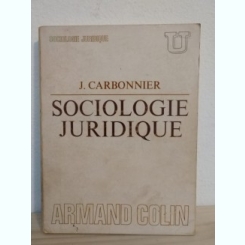 J. Carbonnier - Sociologie Juridique