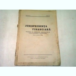 JURISPRUDENTA FINANCIARA NR.1/IULIE  1937