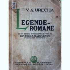 Legende Romane, V.A. Urechia