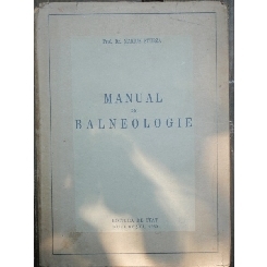 MANUAL DE BALNEOLOGIE - MARIUS STURZA