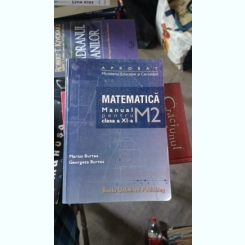 Matematica manual pentru clasa a XI-a M2 - Marius Burtea , Georgeta Burtea