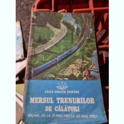 Mersul Trenurilor de Calatori - 1981-1982
