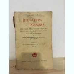 Mihail Dragomirescu, Gh. Adamescu. N. I. Russu - Literatura Romana Vol II