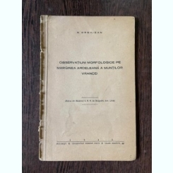 N. Orghidan Observatiuni morfologice pe marginea ardeleana a Muntilor Vrancei (1940)
