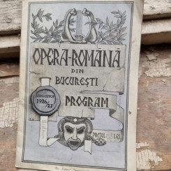 Opera Romana din Bucuresti - Stagiunea 1926/27 Program