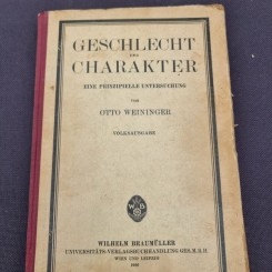 Otto Weininger - Geschlecht und Charakter