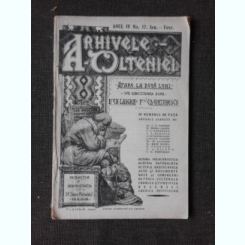 Revista Arhivele Olteniei nr.17/1925