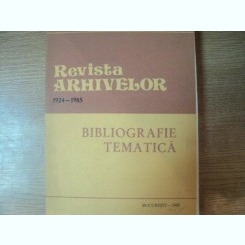 Revista arhivelor 1924-1985