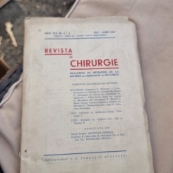Revista de Chirurgie - Anul XLII Nr. 5-6 (Mai-Iunie) 1939