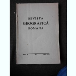 REVISTA GEOGRAFICA ROMANA FASC II-III/1941, DIRECTOR N.AL.RADULESCU