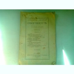 REVISTA ORPHEUS - PENTRU CULTURA CLASICA  NR.4/1925