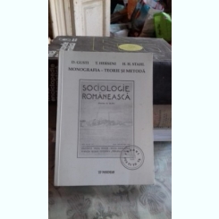 SOCIOLOGIE ROMANEASCA - D. GUSTI