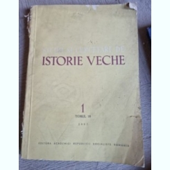 Studii si Cercetari de Istorie Veche - TOMUL 18, Vol 1, 1967