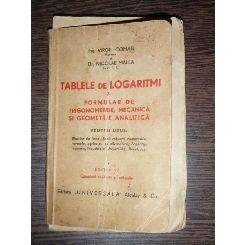 TABELE DE LOGARITMI - VIRGIL COMAN