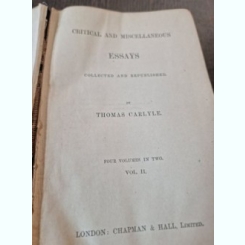 Thomas Carlyle - Critical and Miscellaneous Essays Vol. II
