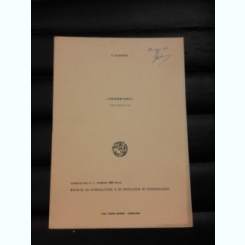 TREBBIANI, PREMESSA - G. DALMASSO  (PUBLICATIE IN LIMBA ITALIANA, EXTRAS DIN REVISTA DE VITICULTURA)