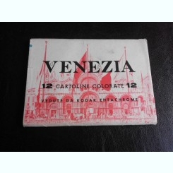 Venezia, 12 cartoline colorate vendute da Kodak, 12 carti postale, color