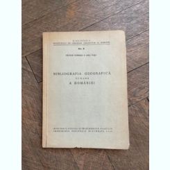 Victor Tufescu Bibliografia geografica sumara a Romaniei (1947)