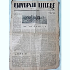 Ziarul Universul Literar nr.14/1938 (articol Tudor Vianu despre Octavian Goga, articole despre G. Toparceanu)