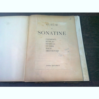 ALBUM DE SONATINE+SONATINEN DE M. CLEMENTI  (COLIGATE)