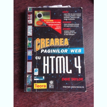 CREAREA PAGINILOR WEB CU HTML 4- DAVE TAYLOR
