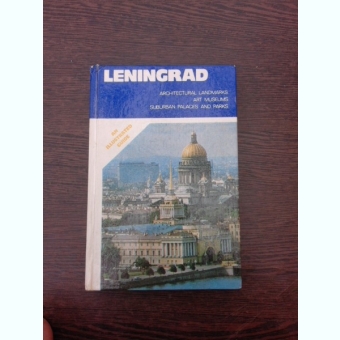 Leningrad, ghid ilustrat, text in limba engleza
