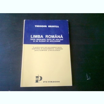 LIMBA ROMANA- THEODOR HRISTEA