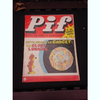 Revista Pif Gadget nr.37, text in limba franceza