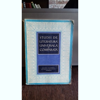 STUDII DE LITERATURA UNIVERSALA SI COMPARATA - I.C.CHITIMIA