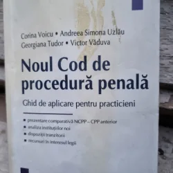 Corina Voicu - Noul Cod de procedura penala