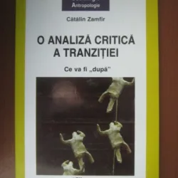 O analiza critica a tranzitiei - Catalin Zamfir