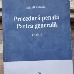 Mihail Udroiu - Procedur Penala. Partea Speciala