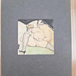 Desen erotic (cu passepartout)