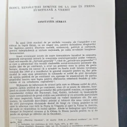 Ecoul Revolutiei Romane de la 1848 in presa europeana a vremii - Constantin Serban