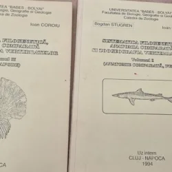 Sistematica filogenetica, anatomia comparata si zoogeografia vertebratelor - Bogdan Stugren vol.II si III