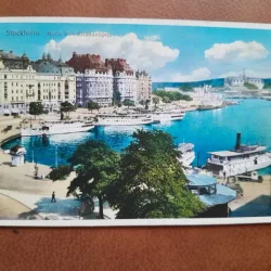 Carte postala, Stockholm, inceput de secol XX