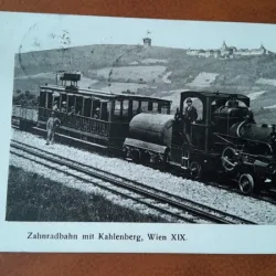 Carte postala, Linie ferată cu cremalieră Viena XIX
