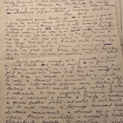 Manuscris Adrian Corbul , Scrisoare din Franța,  publicat, 6 pagini și e semnat.