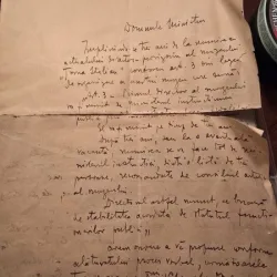Scrisoare pe doua pagini scrisa în întregime olograf și semnata de pictorul Jean Steriadi