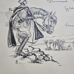 Meniu 1928/1930 scris de mâna,