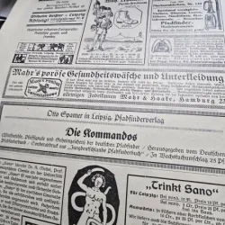 Der Pfadfinder, revista de cercetasie în limba germană,  4 numere din 1914 și prima pagina din august.